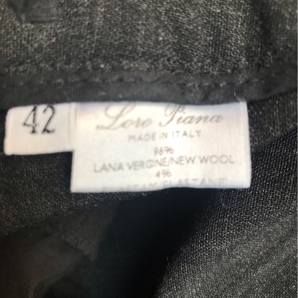 Loro Piana Pants, Dark Gray like New - Picture 5 of 5